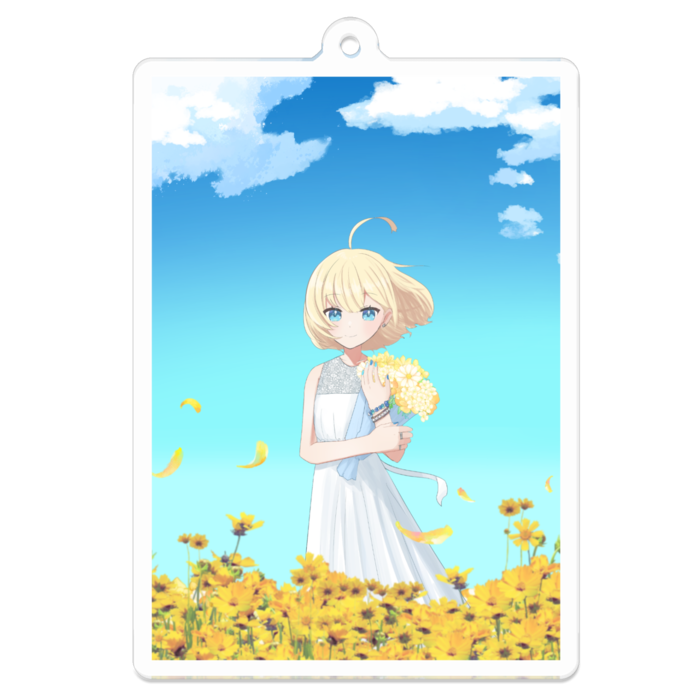 アクリルキーホルダー - 70 x 70 (mm)