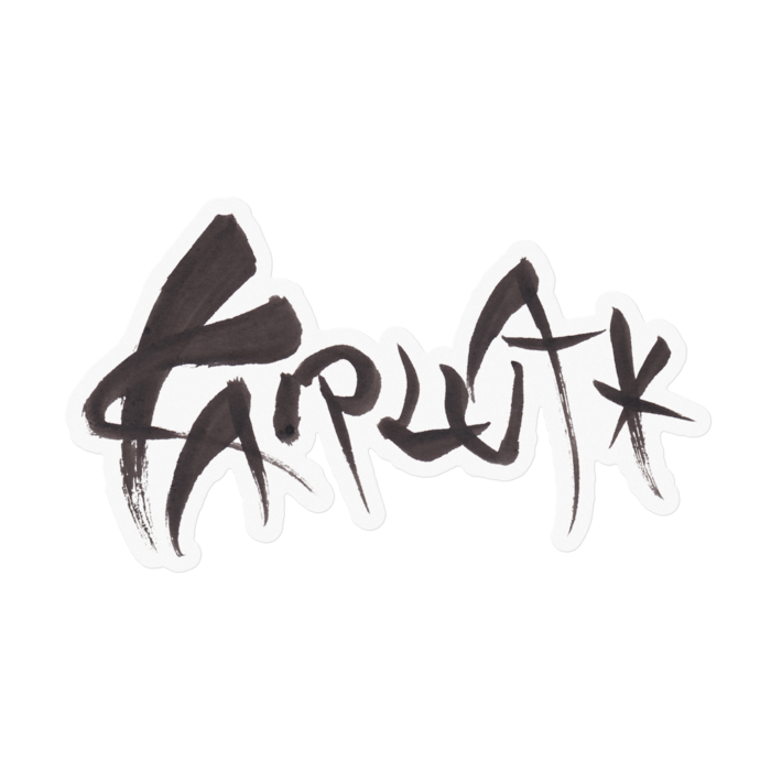 ステッカー(クリア) - 100 x 100 (mm)