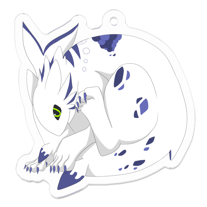 アクリルキーホルダー - 50 x 50 (mm)