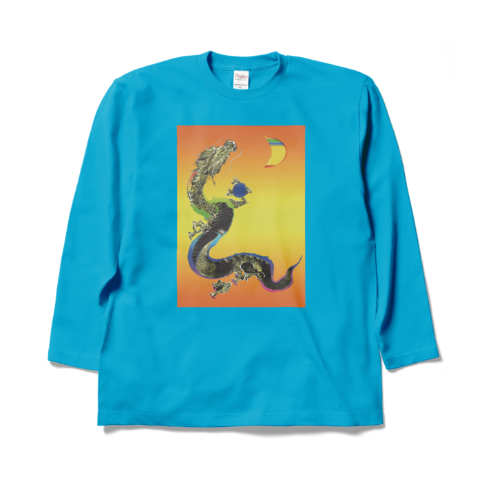 ロングスリーブTシャツ - XL - ターコイズ