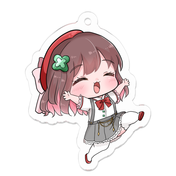 アクリルキーホルダー - 50 x 50 (mm)