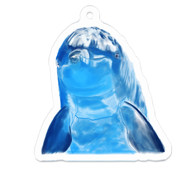 アクリルキーホルダー - 50 x 50 (mm)