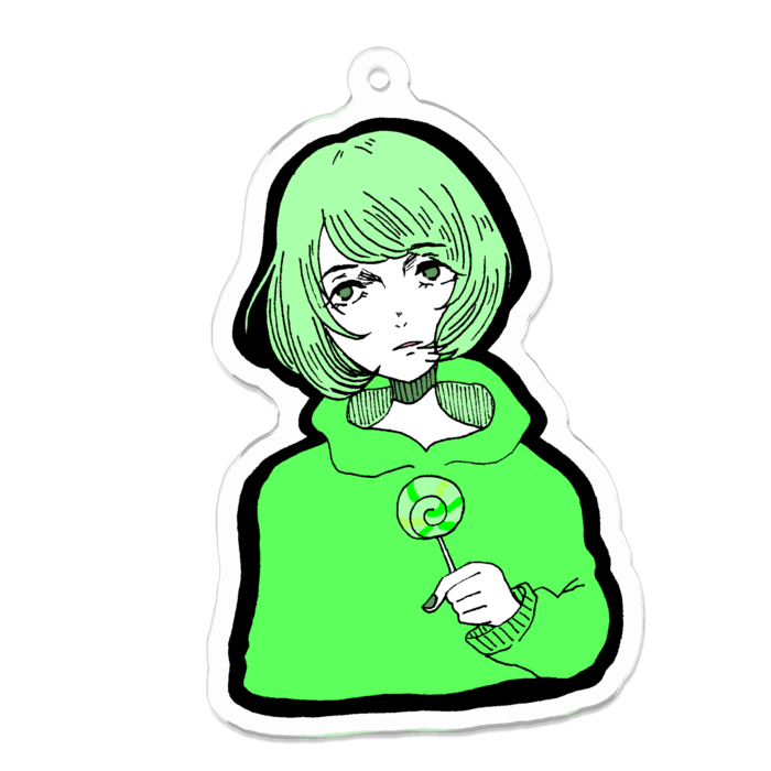 アクリルキーホルダー - 70 x 70 (mm)