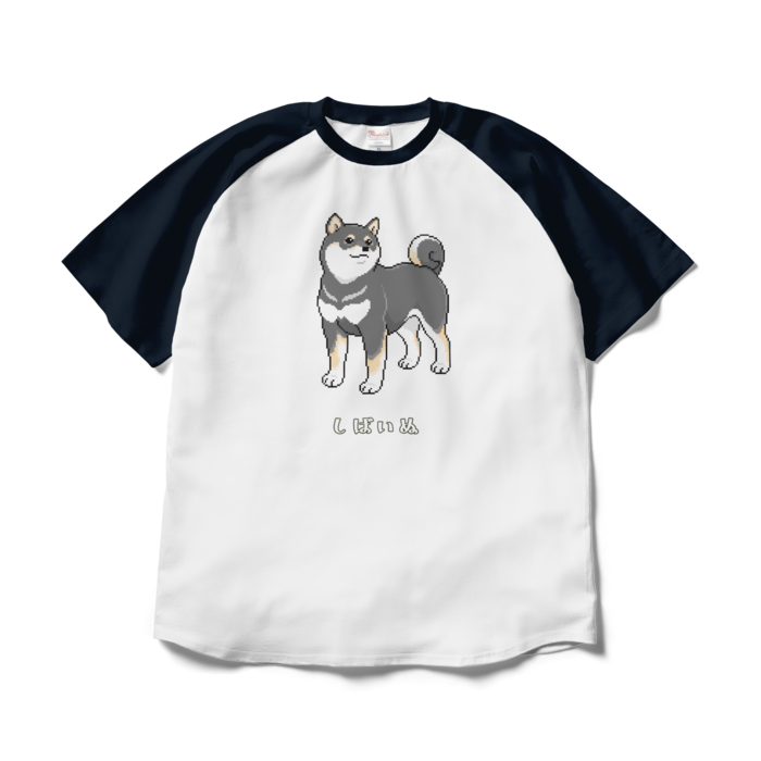 ラグランTシャツ - XL - ホワイト×ネイビー/Raglan T-Shirt (Size XL) White & Navy
