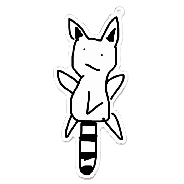 アクリルキーホルダー - 100 x 100 (mm)