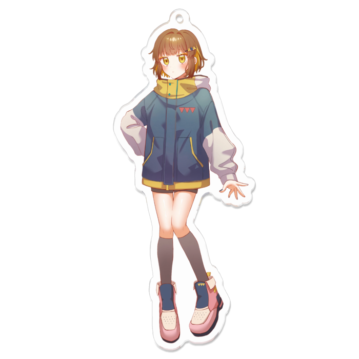 アクリルキーホルダー - 100 x 100 (mm)