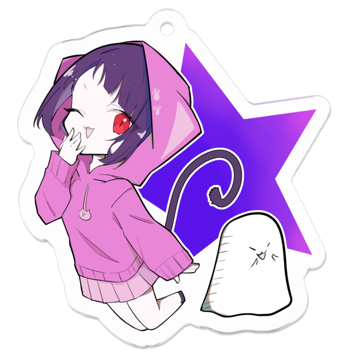 アクリルキーホルダー - 50 x 50 (mm)