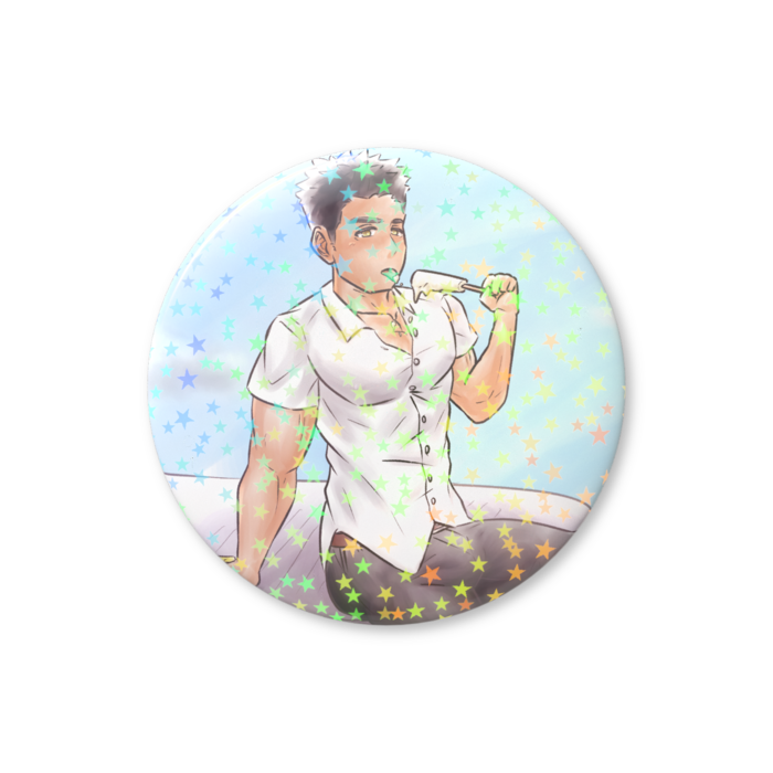 ホログラム缶バッジ - 56mm