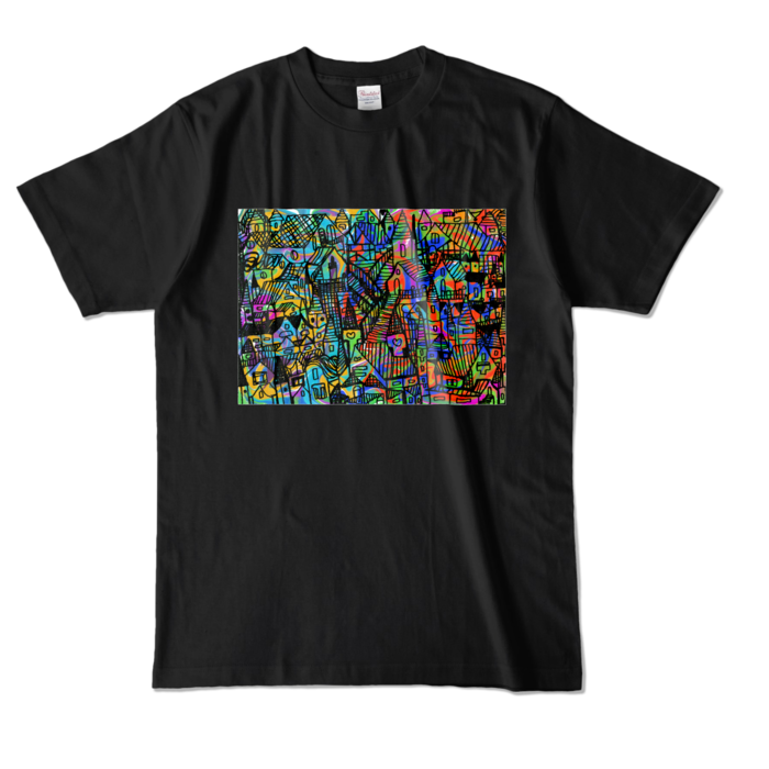 カラーTシャツ - L - ブラック (濃色)