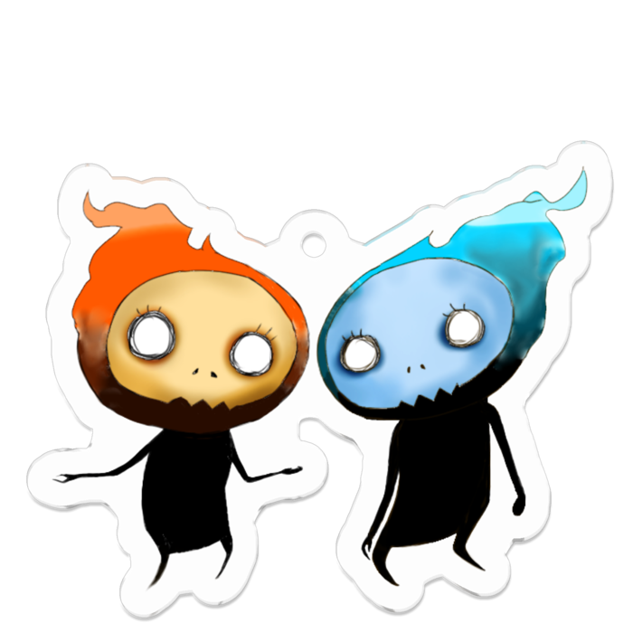 アクリルキーホルダー - 50 x 50 (mm)