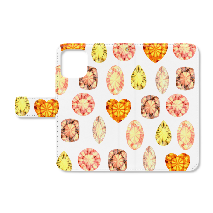 手帳型iPhoneケース - iPhone12 / 12 Pro - ストラップ穴 あり