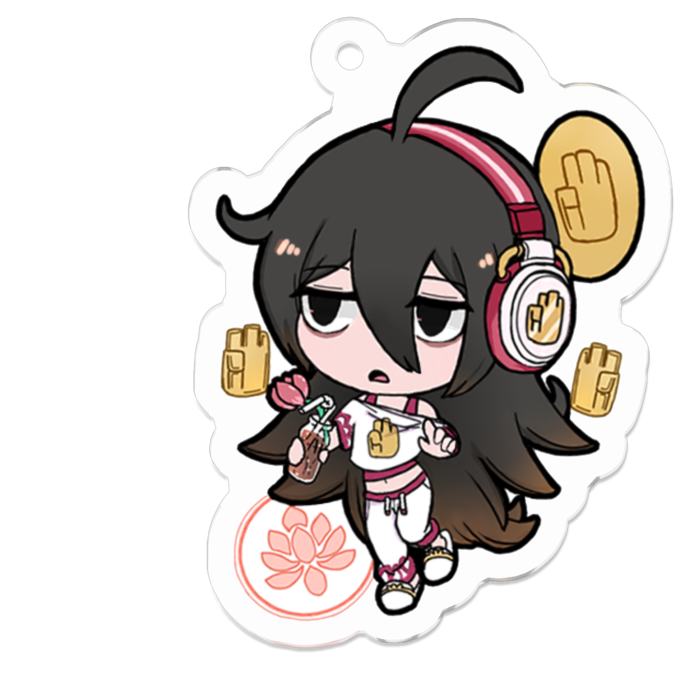 アクリルキーホルダー - 50 x 50 (mm)