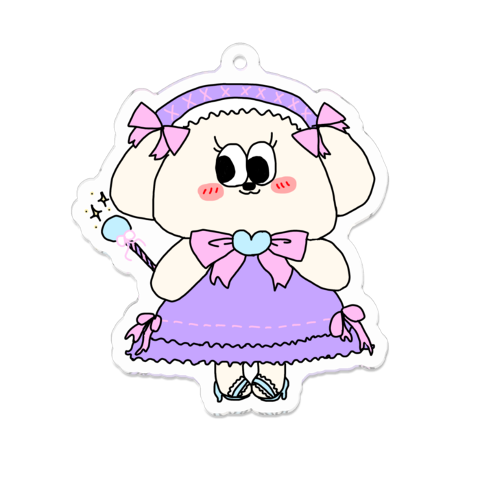 アクリルキーホルダー - 70 x 70 (mm)