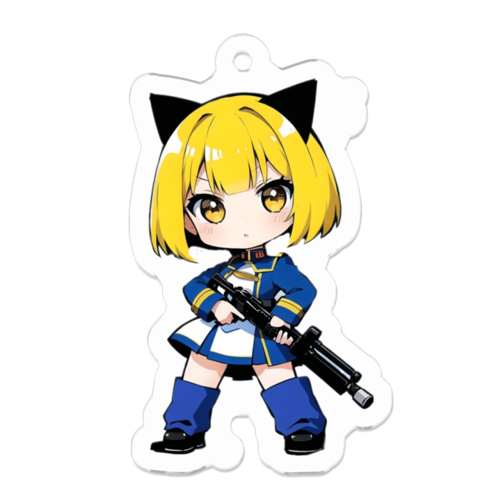 アクリルキーホルダー - 50 x 50 (mm)