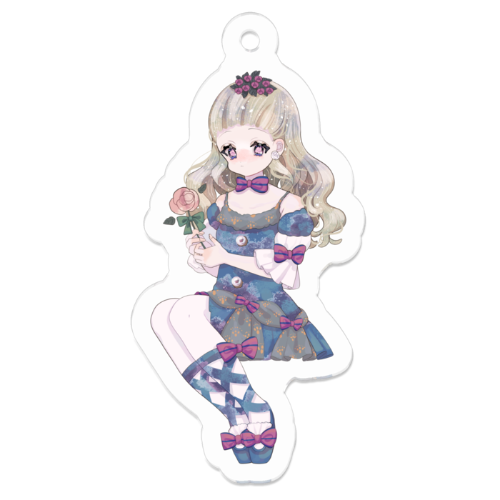 アクリルキーホルダー - 50 x 50 (mm)
