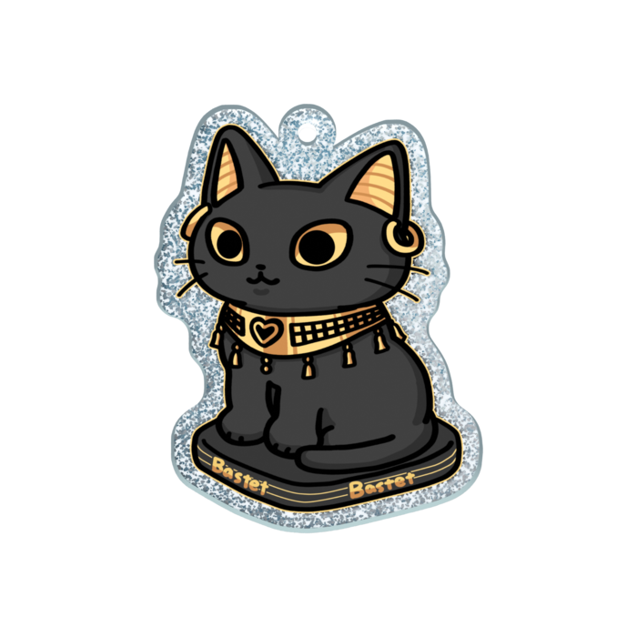 ラメアクリルキーホルダー - 50 × 50mm