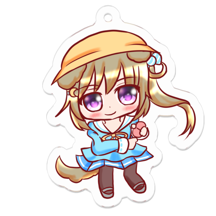 アクリルキーホルダー - 50 x 50 (mm)