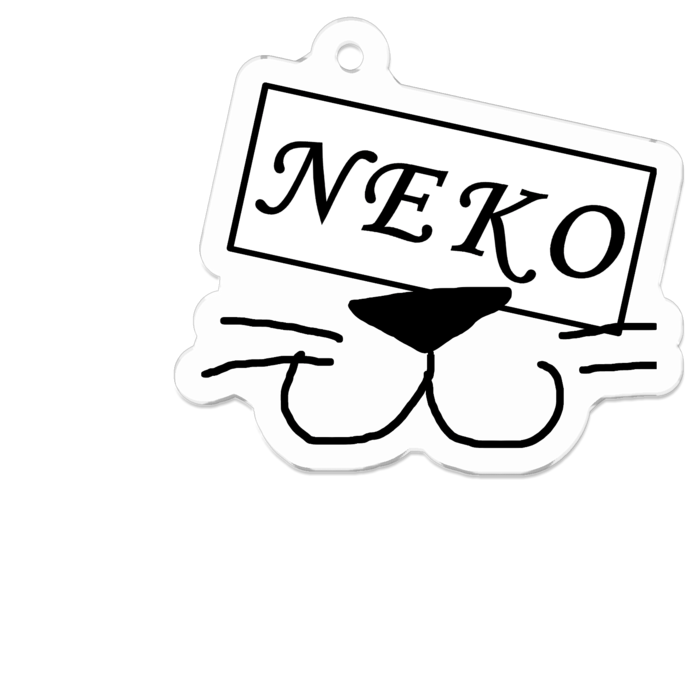 アクリルキーホルダー - 50 x 50 (mm)