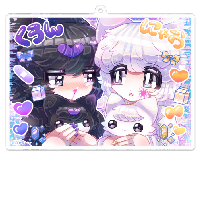 アクリルキーホルダー（コーティング） - 100 × 100 (mm)