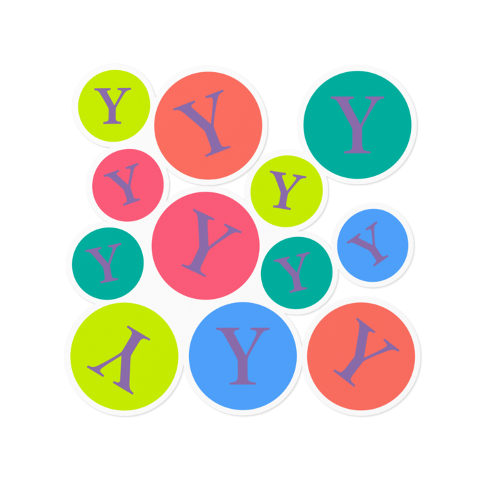 ステッカー - 160 x 160 (mm)
