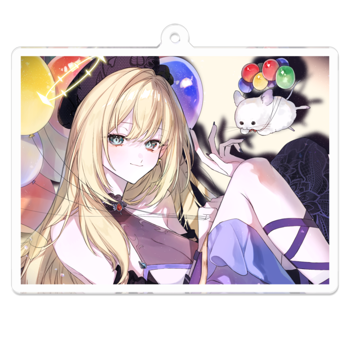 アクリルキーホルダー - 70 x 70 (mm)