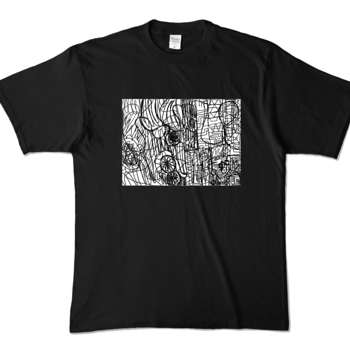 カラーTシャツ - XL - ブラック (濃色)