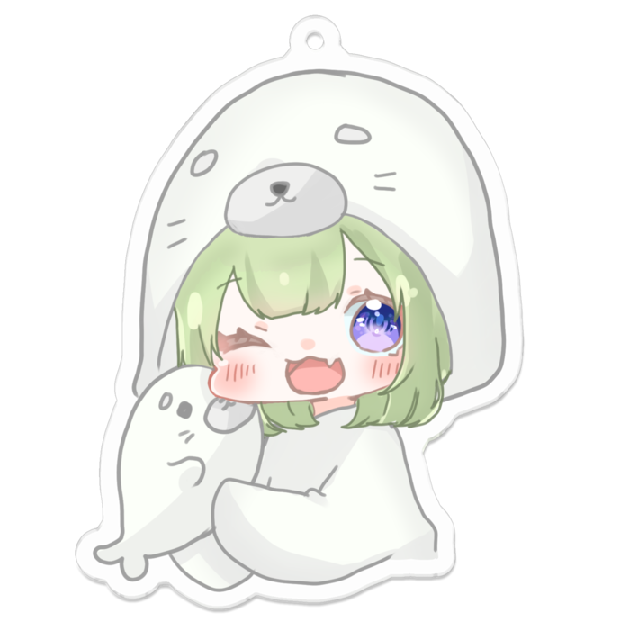 アクリルキーホルダー - 70 x 70 (mm)