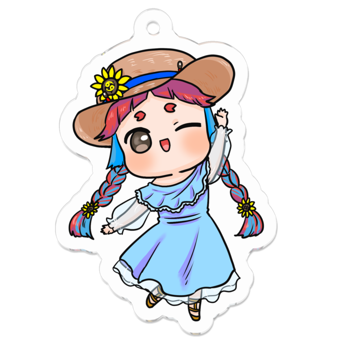 アクリルキーホルダー - 50 x 50 (mm)