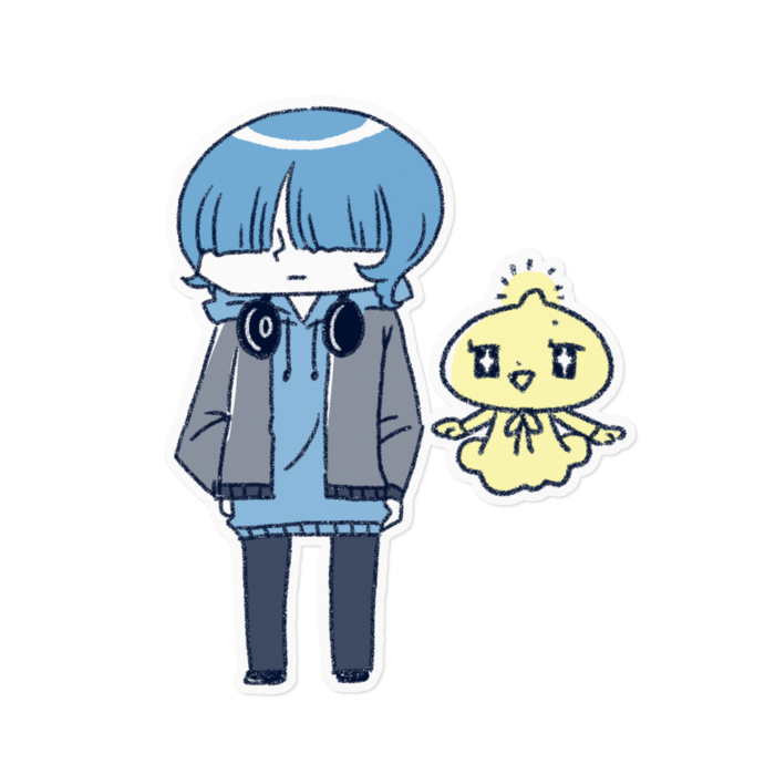 ステッカー - 160 x 160 (mm)