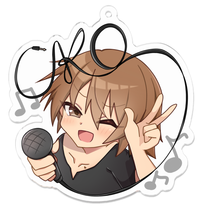 アクリルキーホルダー - 70 x 70 (mm)