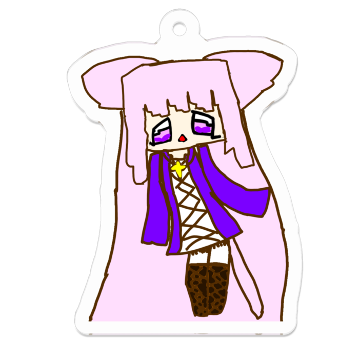アクリルキーホルダー - 50 x 50 (mm)