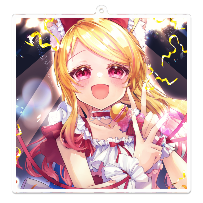 アクリルキーホルダー - 100 x 100 (mm)