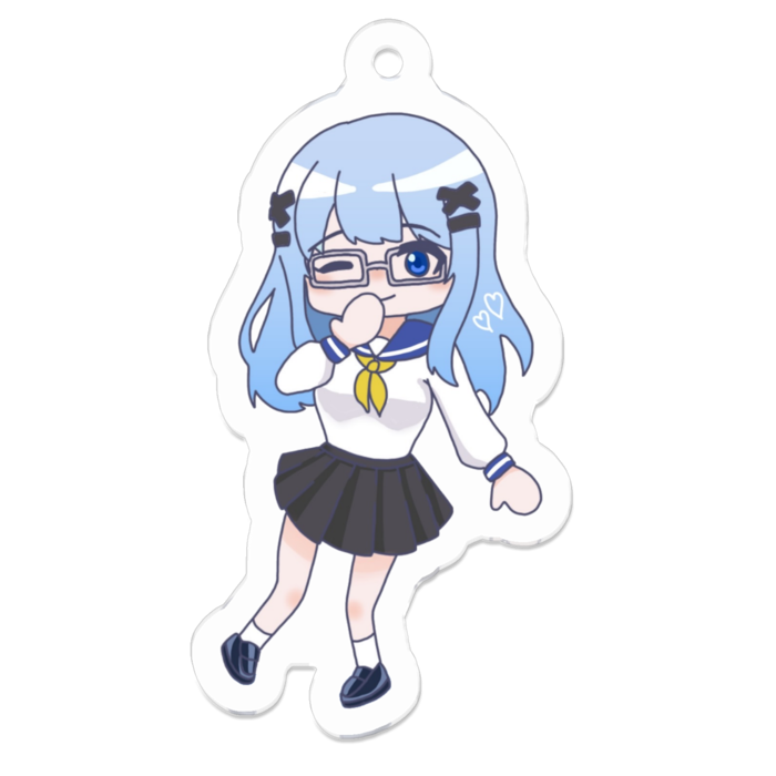 アクリルキーホルダー - 50 x 50 (mm)