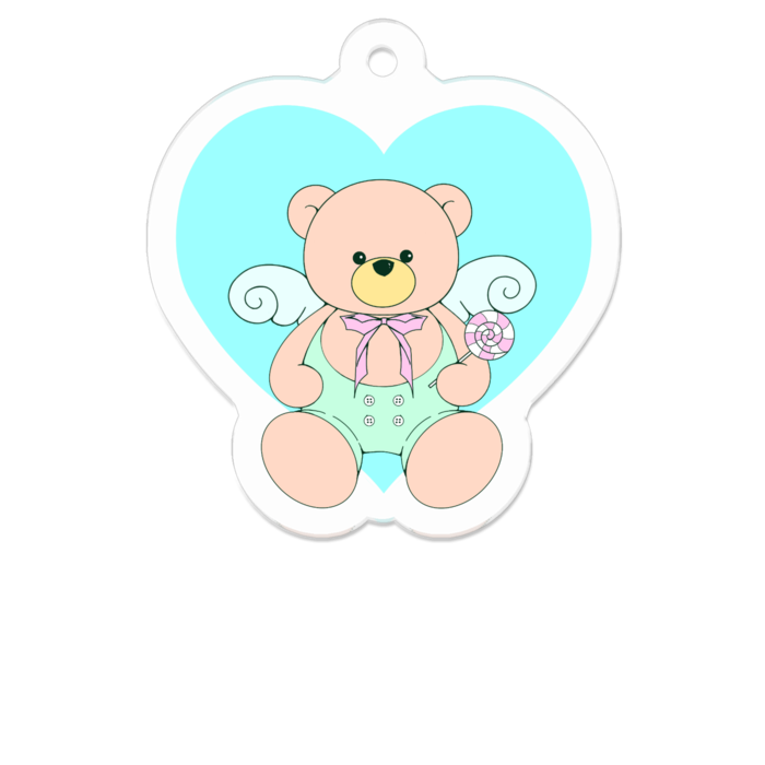 アクリルキーホルダー - 50 x 50 (mm)