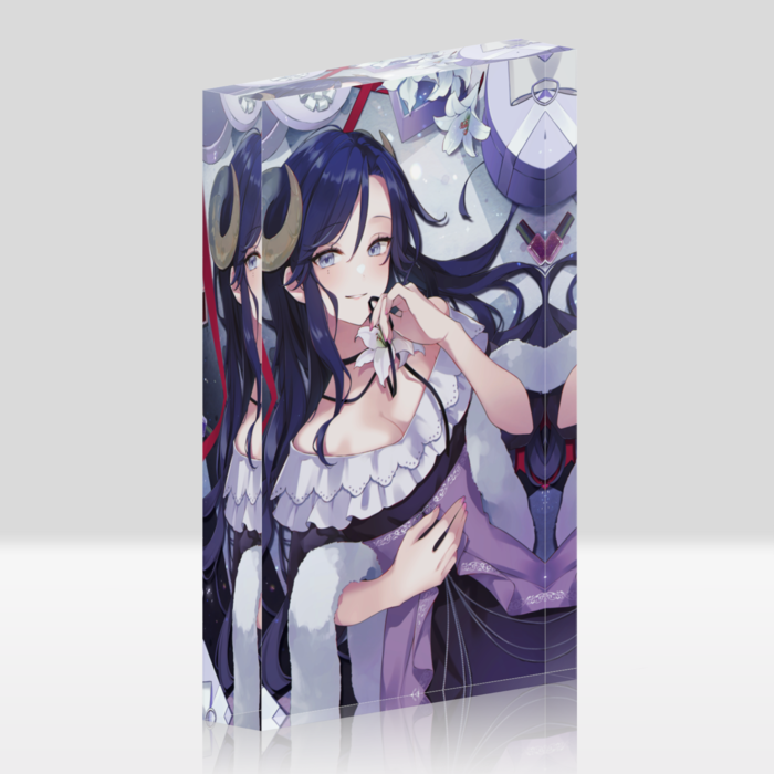 アクリルブロック - 100x148mm(背面ホワイト)