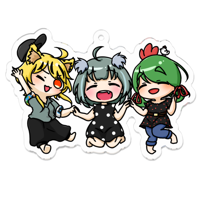 アクリルキーホルダー - 70 x 70 (mm)