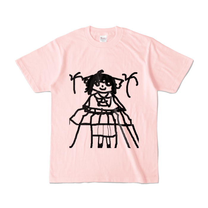 八弥カラーTシャツ - S - ライトピンク (淡色)(1)