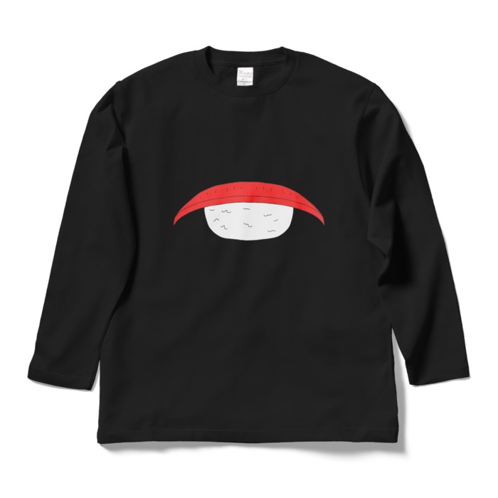 マグロ ロングスリーブTシャツ - L - ブラック