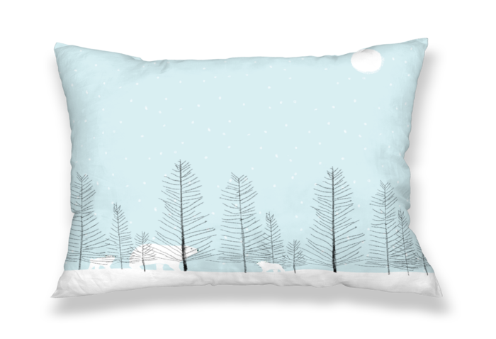 枕カバー - 43x63cm - 両面