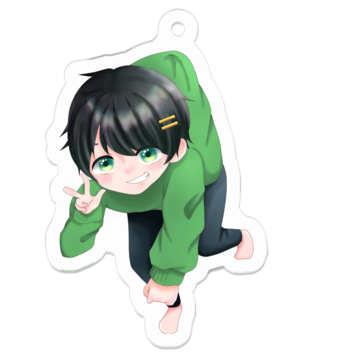 アクリルキーホルダー - 50 x 50 (mm)