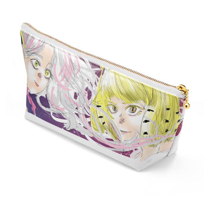 ポーチ - 長さ21.5cm / 高さ10cm - ホワイト