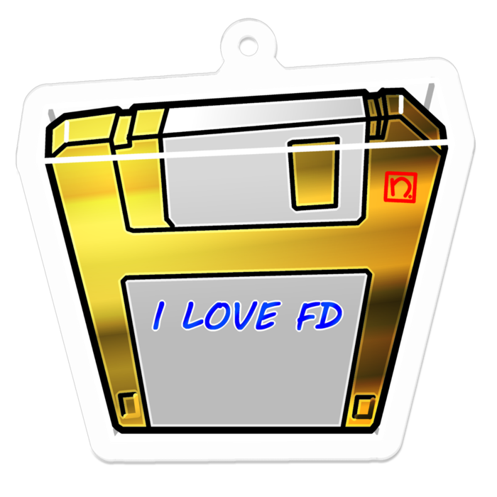 アクリルキーホルダー - 50 x 50 (mm)