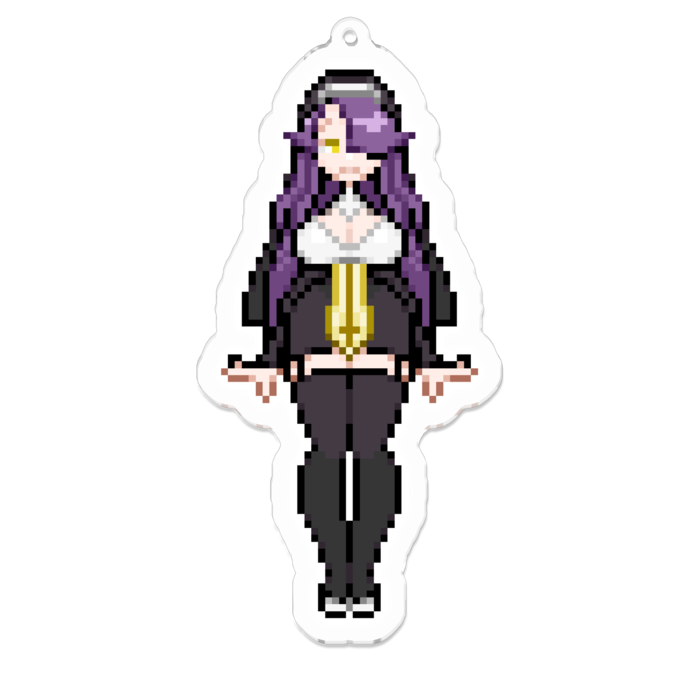 ドットいのアクキー - 100 x 100 (mm)