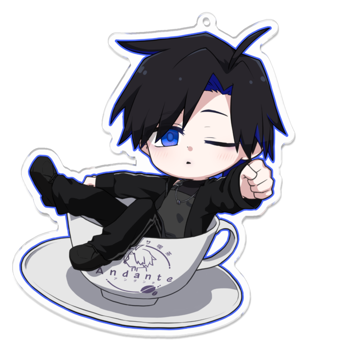 アクリルキーホルダー - 100 x 100 (mm)綾月　絢音