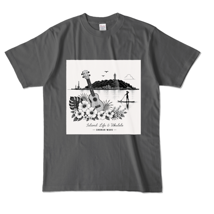 カラーTシャツ - L - チャコール (濃色)