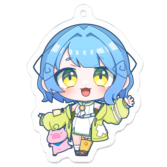 アクリルキーホルダー - 50 x 50 (mm)