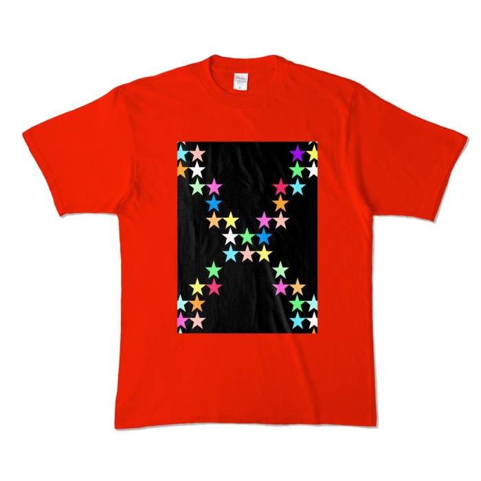 カラーTシャツ - XL - レッド (濃色)