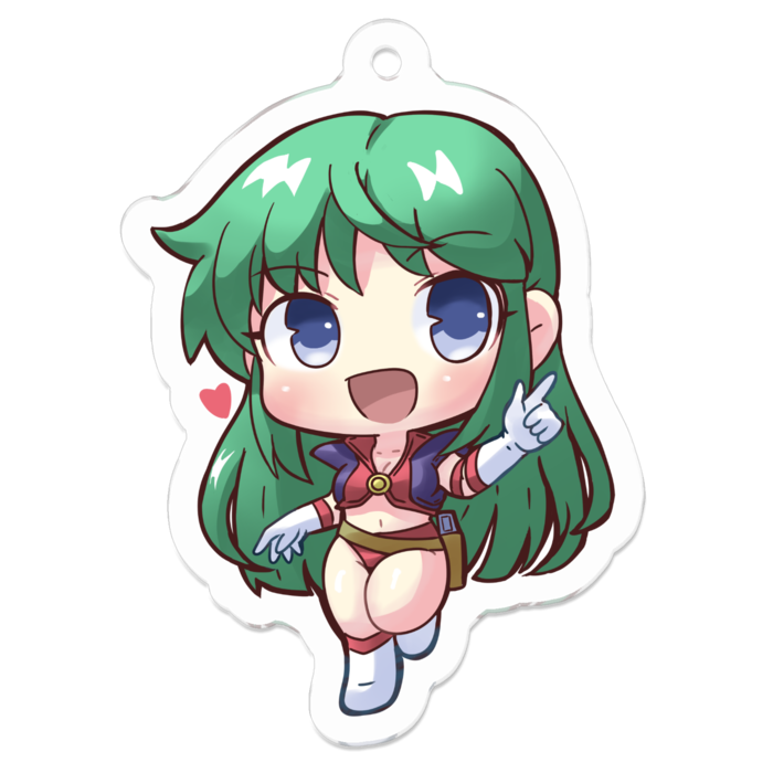 アクリルキーホルダー - 50 x 50 (mm)