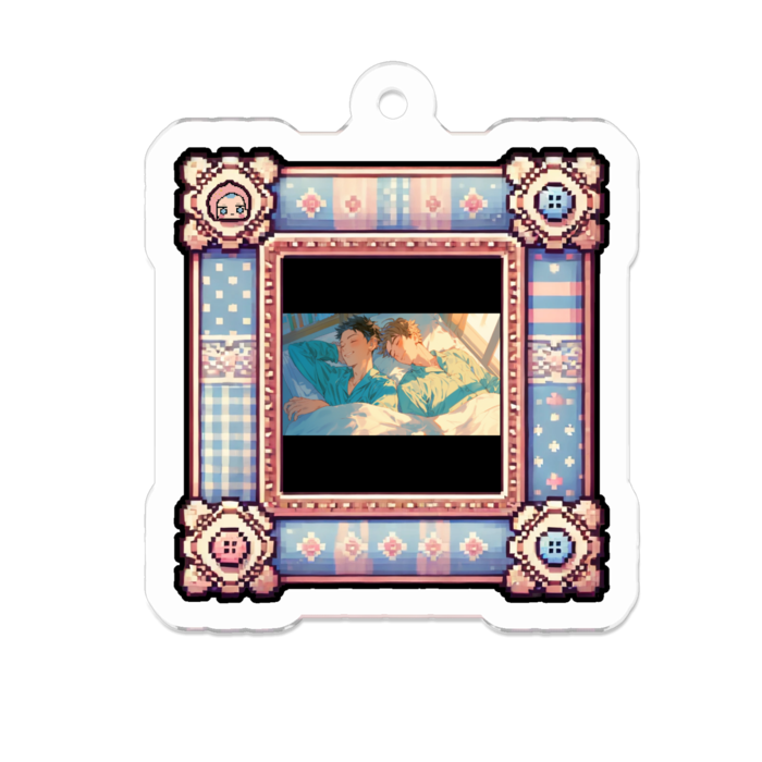 アクリルキーホルダー - 50 x 50 (mm)