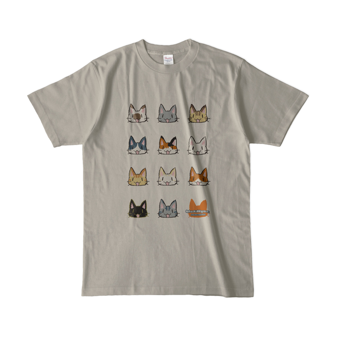 カラーTシャツ(淡色) - L - シルバーグレー